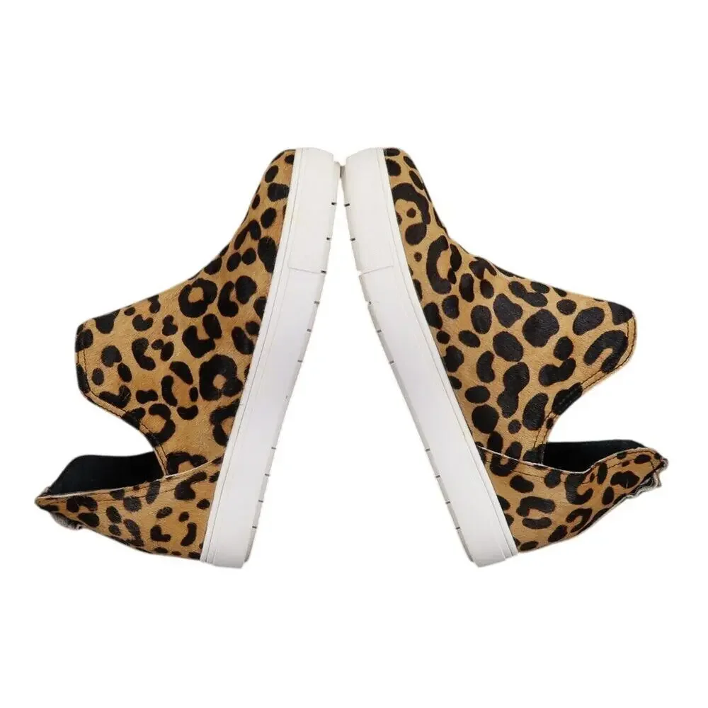 Steve Madden Shoes Womens 8.5 Sneaker Fashion Platform Slip On Caprice Leopard